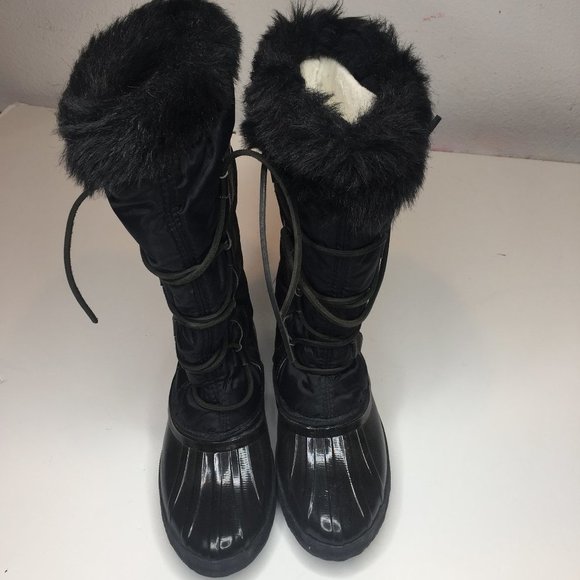 Sorel women's snow boots, w/liner and bead black - Picture 4 of 11